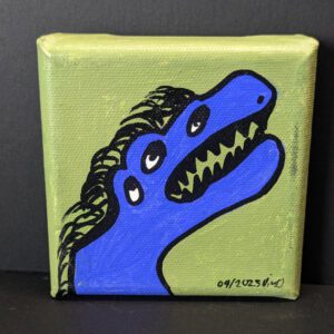 Mini Kraftmonster auf Leinwand