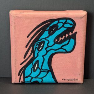 Mini Kraftmonster auf Leinwand