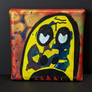 Mini Kraftmonster auf Leinwand