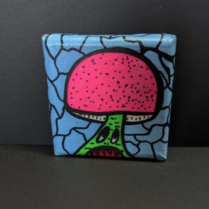 Mini Kraftmonster auf Leinwand