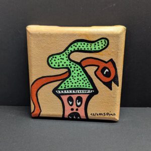 Mini Kraftmonster auf Leinwand