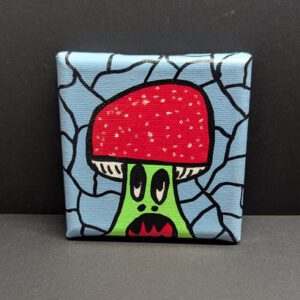 Mini Kraftmonster auf Leinwand