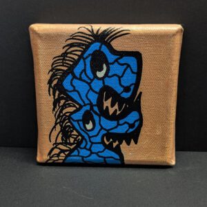 Mini Kraftmonster auf Leinwand