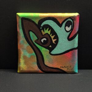 Mini Kraftmonster auf Leinwand