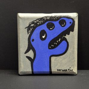 Mini Kraftmonster auf Leinwand