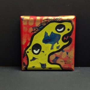 Mini Kraftmonster auf Leinwand