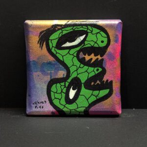 Mini Kraftmonster auf Leinwand