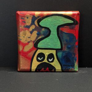 Mini Kraftmonster auf Leinwand