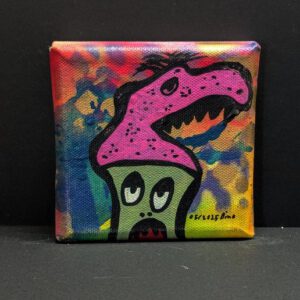 Mini Kraftmonster auf Leinwand