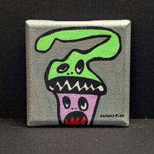 Mini Kraftmonster auf Leinwand