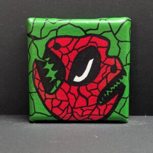 Mini Kraftmonster auf Leinwand