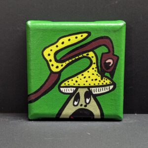 Mini Kraftmonster auf Leinwand