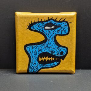 Mini Kraftmonster auf Leinwand