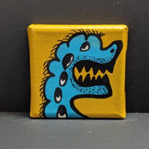 Mini Kraftmonster auf Leinwand